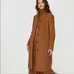 Aritzia Cocoon Long Coat(Cigar shade)